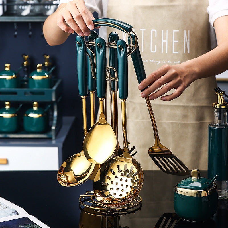 7PCS Silicone Kitchen Utensil Set – Spatula, Ladle & Spoon