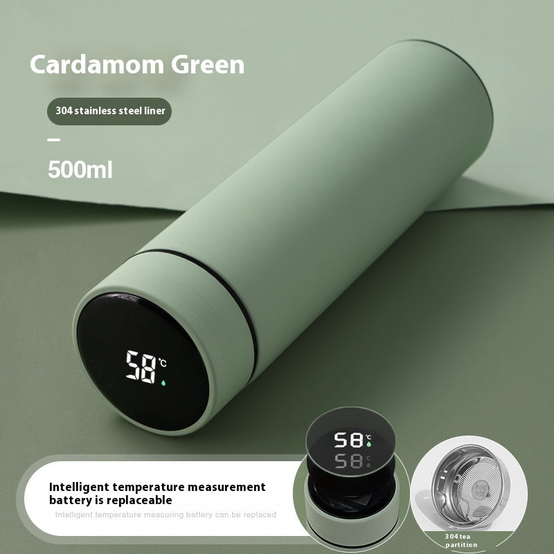 Smart Stainless Steel Insulated Bottle with Temperature Display
