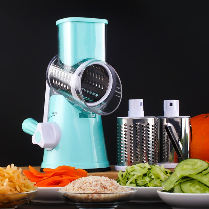 Manual Round Mandoline Slicer – Multifunctional Vegetable Cutter