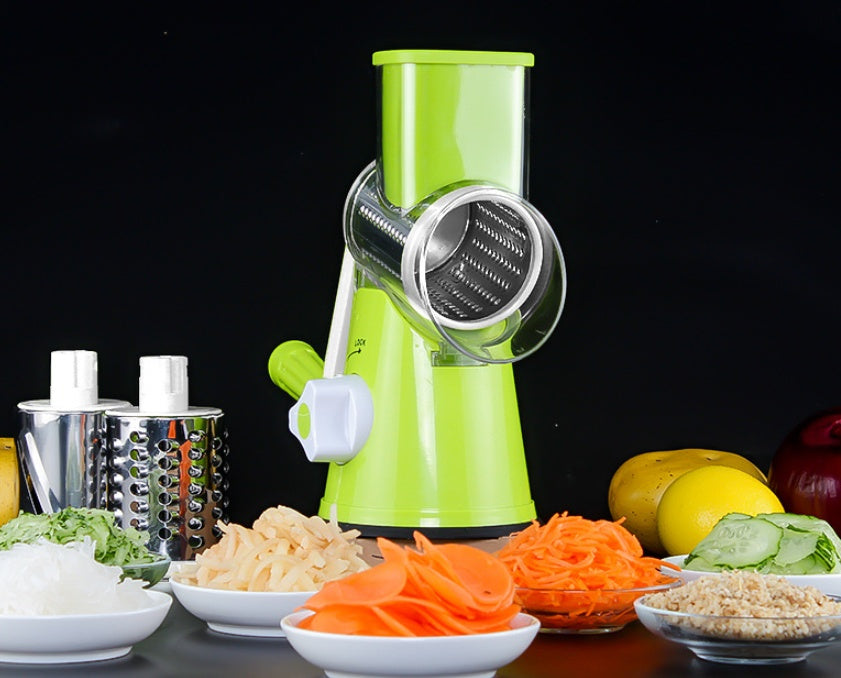 Manual Round Mandoline Slicer – Multifunctional Vegetable Cutter