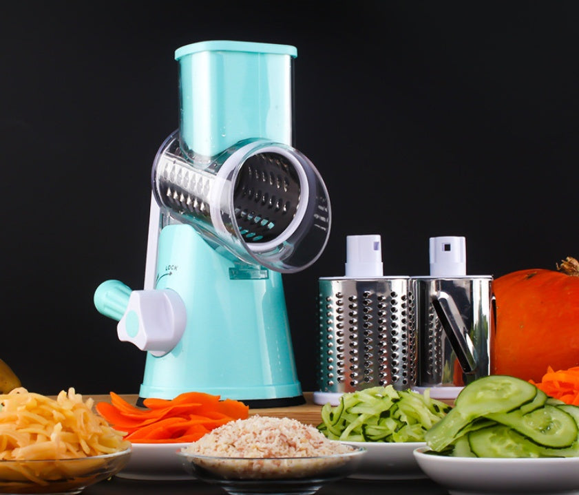 Manual Round Mandoline Slicer – Multifunctional Vegetable Cutter