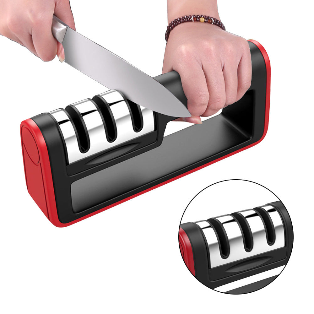Professional Diamond Knife Sharpening Tool – 3-Stage Sharpener