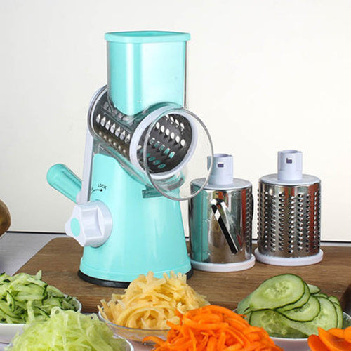 Manual Round Mandoline Slicer – Multifunctional Vegetable Cutter